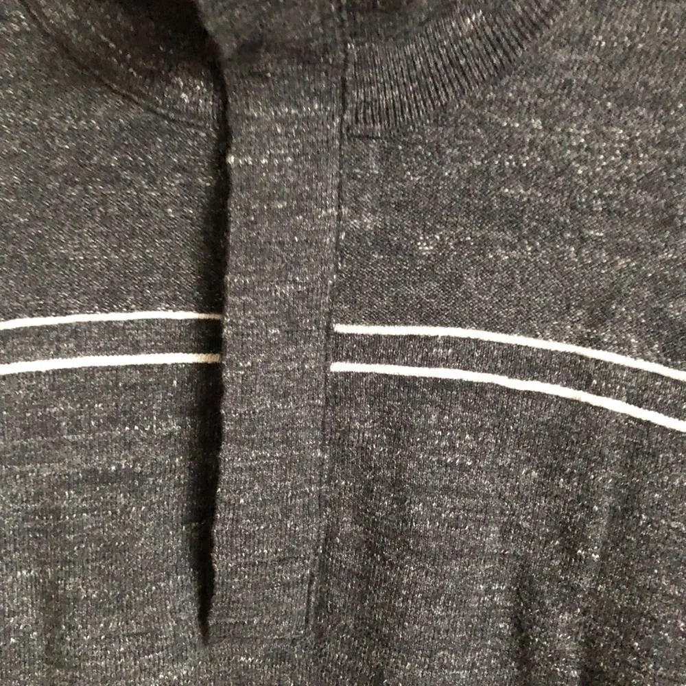 Banana Republic Grey Mock Neck Popover Sweater‎